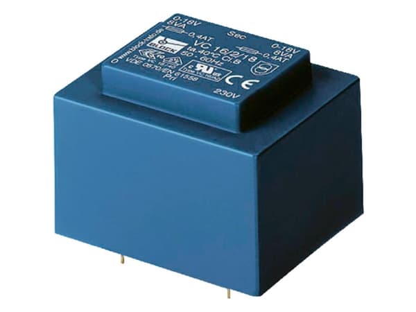 Lohko VC 16/2/9 Tulostusmuuntaja 1 x 230 V 2 x 9 V/AC 16 VA 888 mA