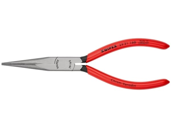 Knipex 29 21 160, Nåltänger, 2 mm, 5,4 cm, Stål, Plast, Röd
