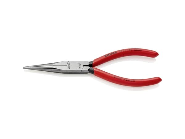 Knipex 29 21 160, Nåltänger, 2 mm, 5,4 cm, Stål, Plast, Röd