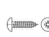 TOOLCRAFT 147632 Lineaariset Phillips-ruuvit 4,2 mm 70 mm Ristikkäisleikkaus Pozidriv ISO 7049 Teräs Sinkitty 250 kpl