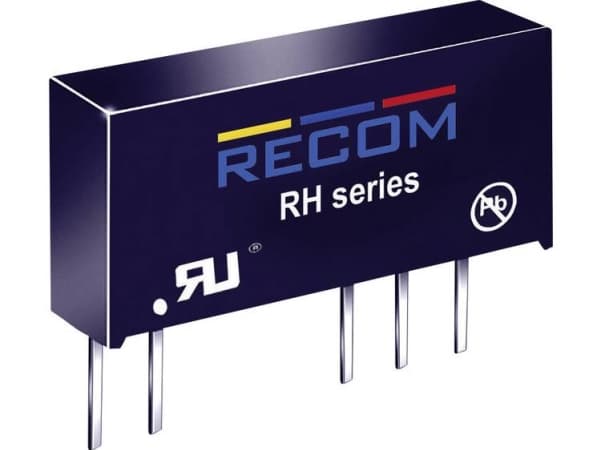 RECOM RH-0515D DC/DC-omvandlare, tryck 5 V/DC 15 V/DC, -15 V/DC 33 mA 1 W Antal utgångar: 2 x