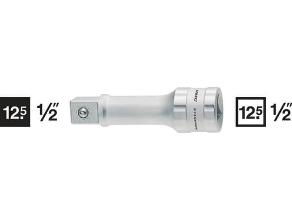 HAZET 917-5, Uttag, 1/2", Metriska/brittiska, 1 huvuden, 12.5 mm, 1/2"