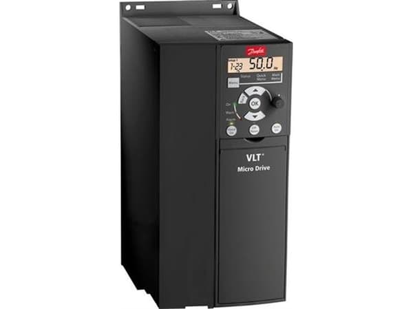 DANFOSS Taajuusmuuttaja MicroDrive FC51 3x400VAC ilman näyttöä, jarruhakkurilla4,0kW, 9A, IP20