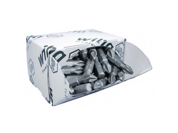 Wiha 08057, 50 styck, Pozidriv, PZ 2, 25 mm