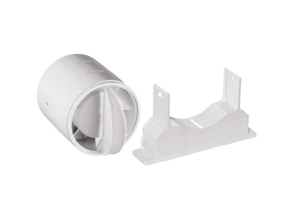 Wallair N40819 Kontraklap Passer til rørdiameter: 10 cm Hvid