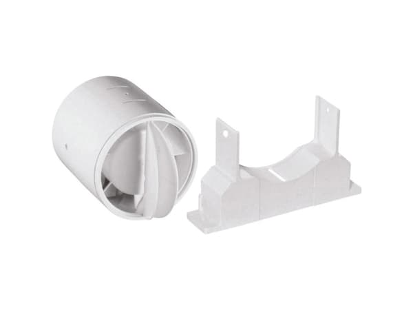 Wallair N40819 Kontraklap Passer til rørdiameter: 10 cm Hvid