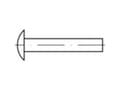 Miniatyrbilde 4 av 4: TOOLCRAFT 112347 Flad rund nitte (Ø x L) 3 mm x 8 mm Stål 1000 stk