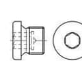 Miniatyrbilde 1 av 4: TOOLCRAFT 112741 Låseskruer 1/8 Zoll Indvendig sekskant DIN 908 Stål Galvaniseret 100 stk