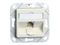 Pikkukuva 1 / 5: METZ CONNECT 130B12D11102-E, RJ-45, 6a, Valkoinen, 69,9 mm, 48,5 mm, 69,9 mm