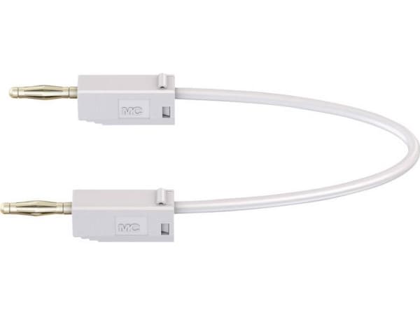Stäubli LK205, Test lead, White, PVC, 0.5 mm², PVC, 60 V