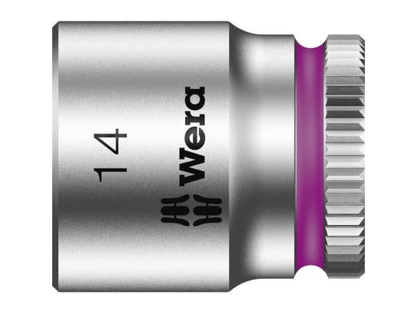 Wera 790 HMA Zyklop, 1 stykker, Sekskantet, 25,4 / 4 mm (1 / 4"), Kromvanadiumstål, 23 mm, 16 g