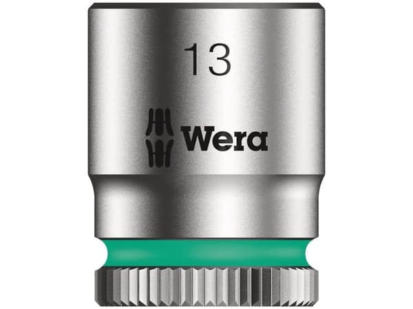 Wera 790 HMA Zyklop, 1 stykker, Sekskantet, 25,4 / 4 mm (1 / 4"), Kromvanadiumstål, 23 mm, 16 g