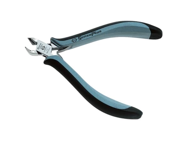 C.K Tools SensoPlus, Diagonal tang, Stål, Sort, Blå, 120 mm