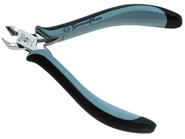 C.K Tools SensoPlus, Diagonal tang, Stål, Sort, Blå, 120 mm