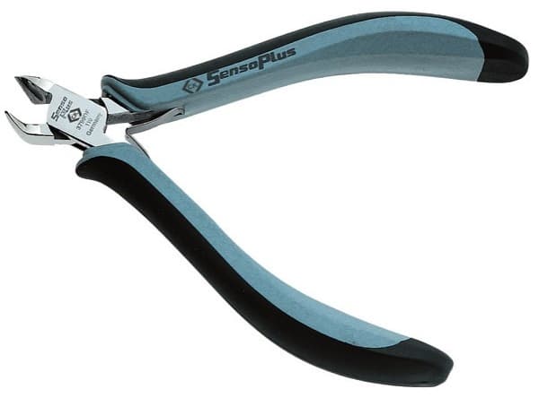 C.K Tools SensoPlus, Diagonal tang, Stål, Sort, Blå, 120 mm