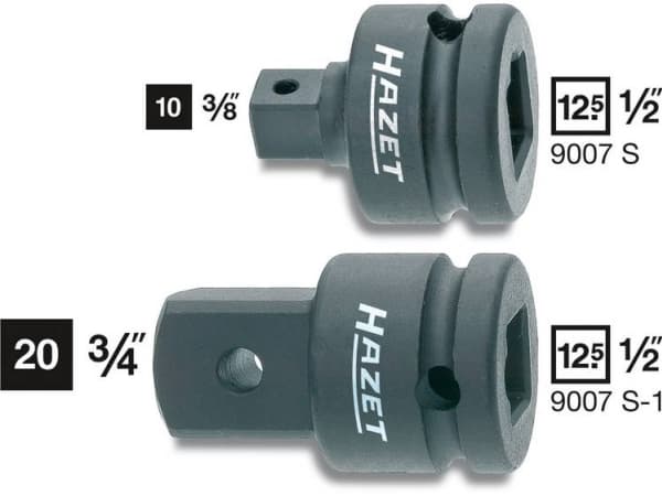 HAZET 9007S-1, Uttag, 3/4", Metriska/brittiska, 1 huvuden, 20 mm, 3/4"