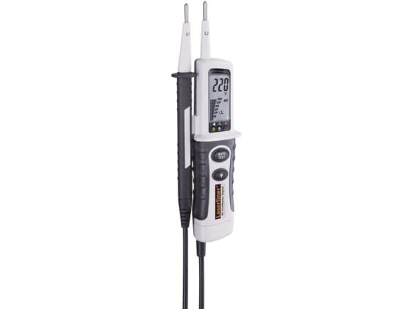 Laserliner 083.025A, Oikea, LCD, 120 - 690 V, 50 - 60 Hz, Musta, Valkoinen, 230 g