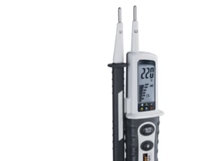 Laserliner 083.025A, Oikea, LCD, 120 - 690 V, 50 - 60 Hz, Musta, Valkoinen, 230 g