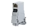 Miniatyrbild 1 av 5: METZ CONNECT 1401206113KE, RJ-45, Grå, Cat6e, Nickel/Guld, ISO/IEC 11801 Ed.2.2: 2011-06, DIN EN 50173-1: 2011-09 TIA/EIA 568-C.2, UL 1863, DIN EN...