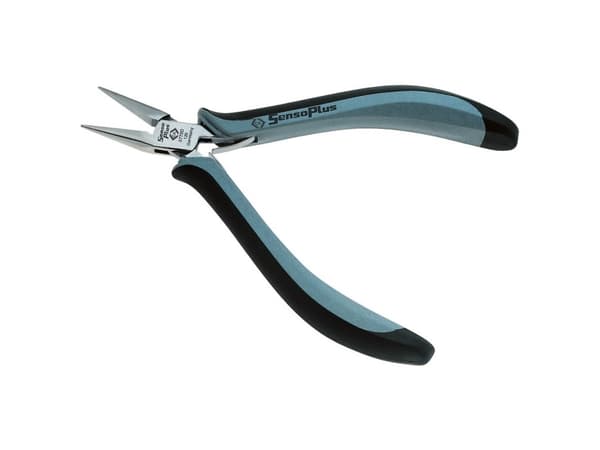 C.K Tools T3772 1D120, Nesetang, Stål, Sort, Grå, 12 cm