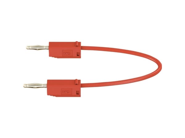 Stäubli LK205 Prøveledning Lamelstik 2 mm Lamelstik 2 mm 0.60 m Rød 1 stk