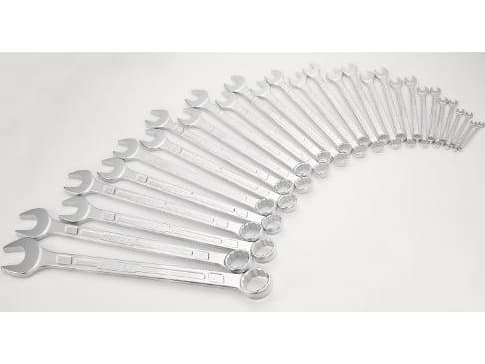 HAZET 600N/30, 5,5.5,6,7,8,9,10,11,12,13,14,15,16,17,18,19,20,21,22,23,24,25,26,27,28,29,30,32,34,35,36,38,41 mm, Kromi, Kromi, Kiiltävä, Saksa, ISO