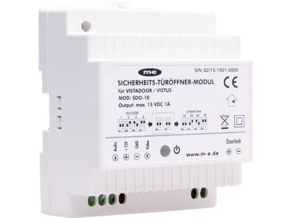 M-E MODERN-ELECTRONICS sikkerhetsdøråpnermodul (SDO-10)