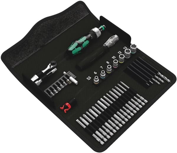 Wera 05135939001, Ruostumaton teräs, Musta, Metallinen, 41 työkalua