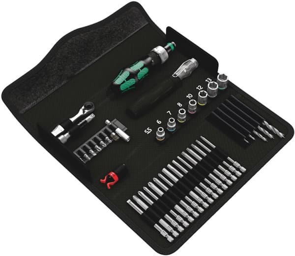 Wera 05135939001, Ruostumaton teräs, Musta, Metallinen, 41 työkalua