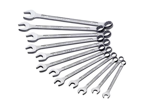 HAZET 600N/12N, 10,11,12,13,14,15,16,17,18,19,21,22 mm, Kromi, Saksa, ISO 3318, ISO 7738, 1,63 kg, 12 kpl