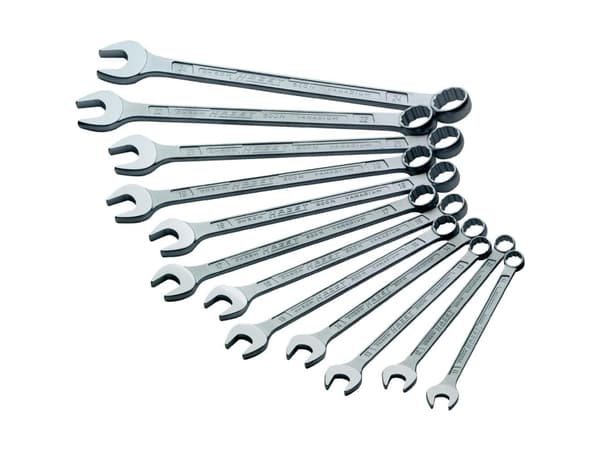 HAZET 600N/12N, 10,11,12,13,14,15,16,17,18,19,21,22 mm, Kromi, Saksa, ISO 3318, ISO 7738, 1,63 kg, 12 kpl