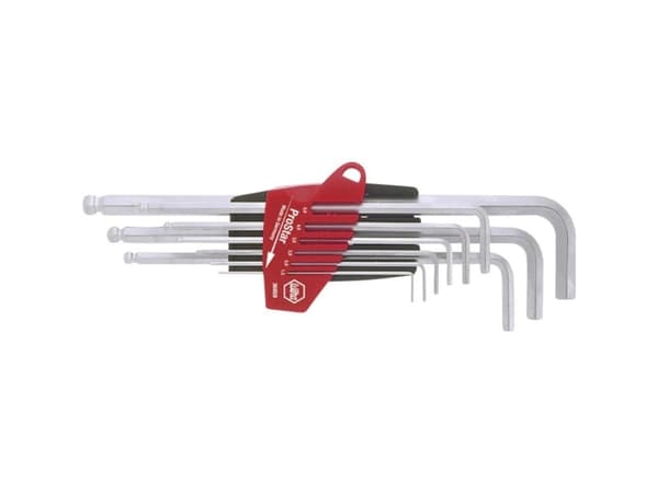 Wiha ProStar 369 - L-nøkkelsett - 10 deler - inn holder