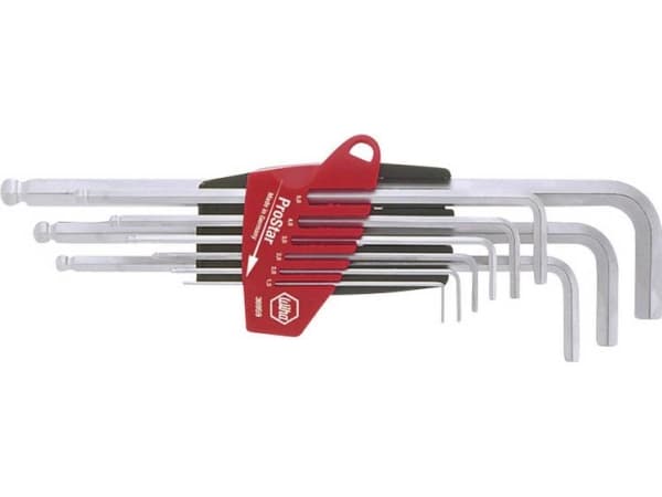 Wiha ProStar 369 - L-nøkkelsett - 10 deler - inn holder