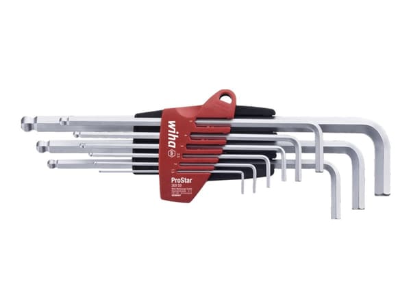 Wiha ProStar 369 - L-nøkkelsett - 10 deler - inn holder