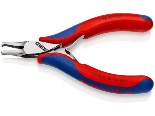 Knipex 36 32 125, 4 mm, 1,8 cm, Stål, Blå, Rød, 125 mm, 108 g