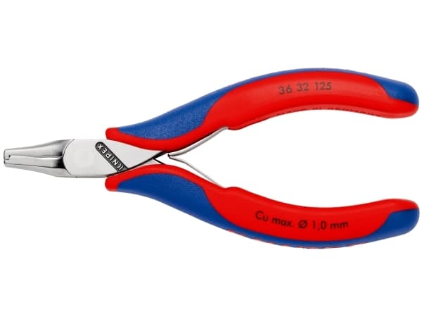 Knipex 36 32 125, 4 mm, 1,8 cm, Stål, Blå, Rød, 125 mm, 108 g