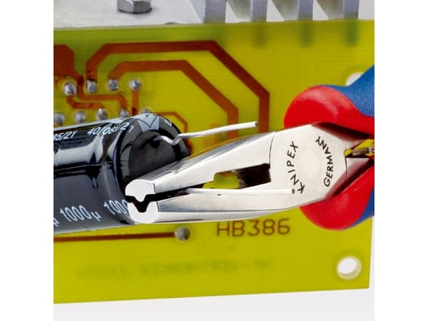 Knipex 36 32 125, 4 mm, 1,8 cm, Stål, Blå, Rød, 125 mm, 108 g