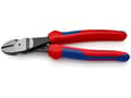 Miniatyrbilde 2 av 5: Knipex 74 22 200, Diagonal tang, Støtbestandig, Dielektrisk, Kromvanadiumstål, Plast, Blå, Rød, 200 mm