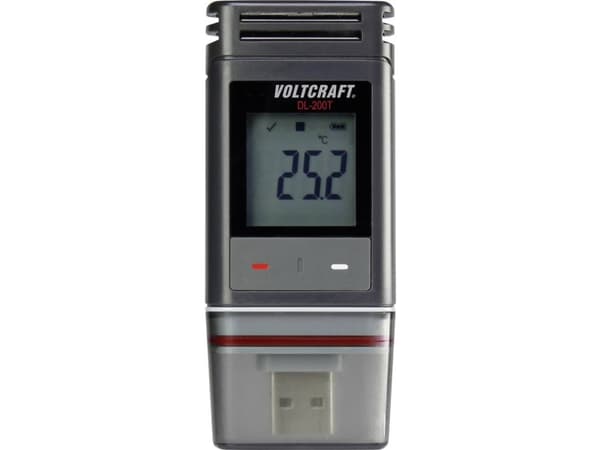 VOLTCRAFT DL-200 T DL-200T Temperature-datalogger Mål Temperature -30 til +60 °C PDF-funktio