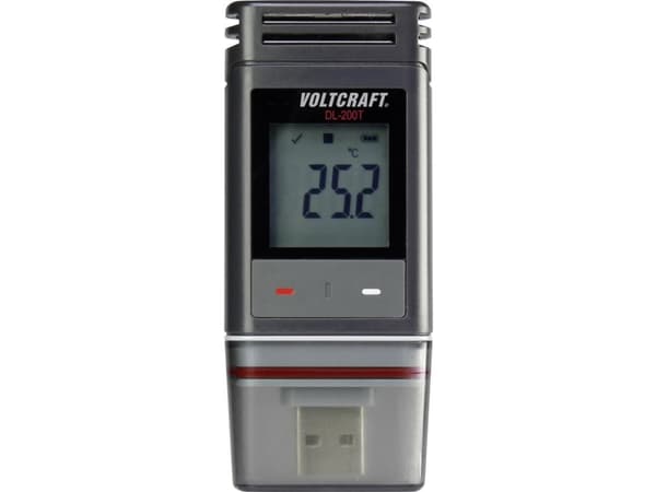 VOLTCRAFT DL-200 T DL-200T Temperature-datalogger Mål Temperature -30 til +60 °C PDF-funktio