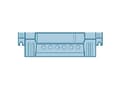 Miniatyrbild 4 av 5: Siemens 6SL3266-1AA00-0VA0 Kopplingsplatta för displayen Siemens Sinamics V20