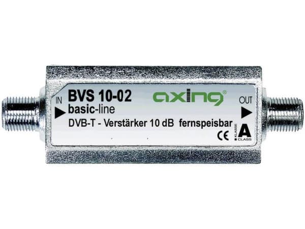 BVS 10-02 DVB-T MINIATYYRI-INLINE-VAHVISTIN 10 DB 862 MHZ