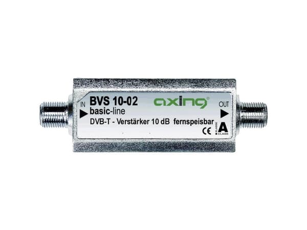 BVS 10-02 DVB-T MINIATYYRI-INLINE-VAHVISTIN 10 DB 862 MHZ