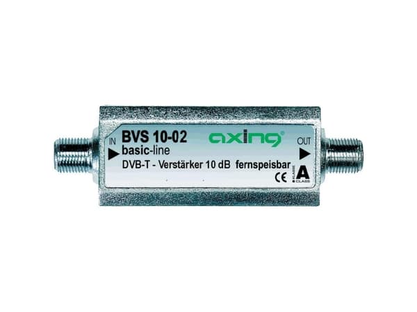 BVS 10-02 DVB-T MINIATYYRI-INLINE-VAHVISTIN 10 DB 862 MHZ