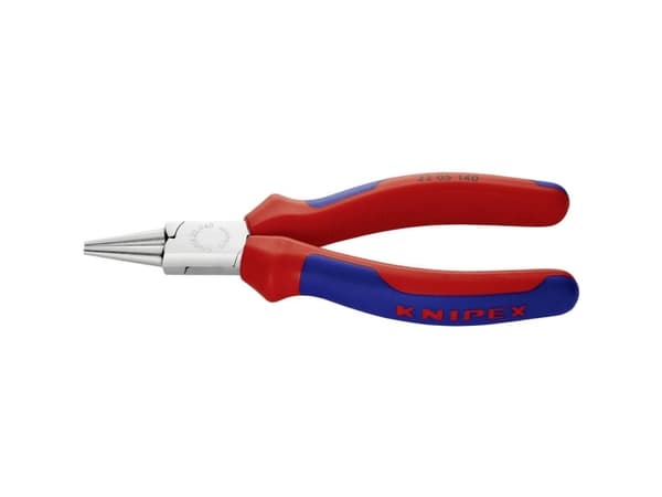 Knipex 22 05 140, Nesetang, Kromvanadiumstål, Plast, Blå, Rød, 14 cm, 127 g
