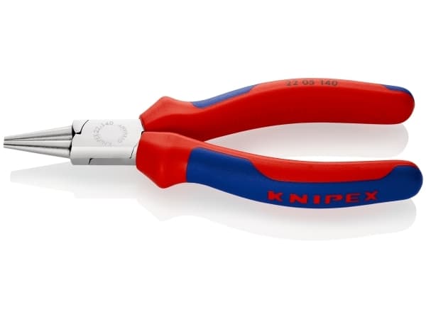 Knipex 22 05 140, Nesetang, Kromvanadiumstål, Plast, Blå, Rød, 14 cm, 127 g