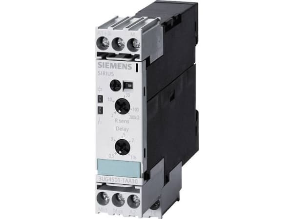 Övervakningsreläer 24, 24 - 240, 240 V/DC, V/AC 1 x växelkontakt Siemens 3UG4501-1AW30 1 st
