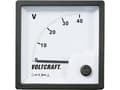 Miniatyrbilde 3 av 4: VOLTCRAFT AM-72x72/40V AM-72x72/40V Analogt indbygningsmåleinstrument AM-72x72/40V 40 V Drejespole