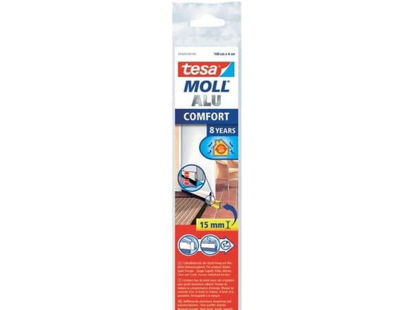 tesa COMFORT 05405-00101-00 Dørtætningsskinne tesamoll® Brun (L x B) 1 m x 40 mm 1 stk