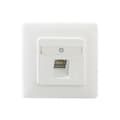 Pikkukuva 1 / 5: Rutenbeck 136112030, RJ-45, -5 - 50 °C, Valkoinen, Muovi, IP21, 72 V